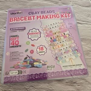 Clay bead bracelet making kit